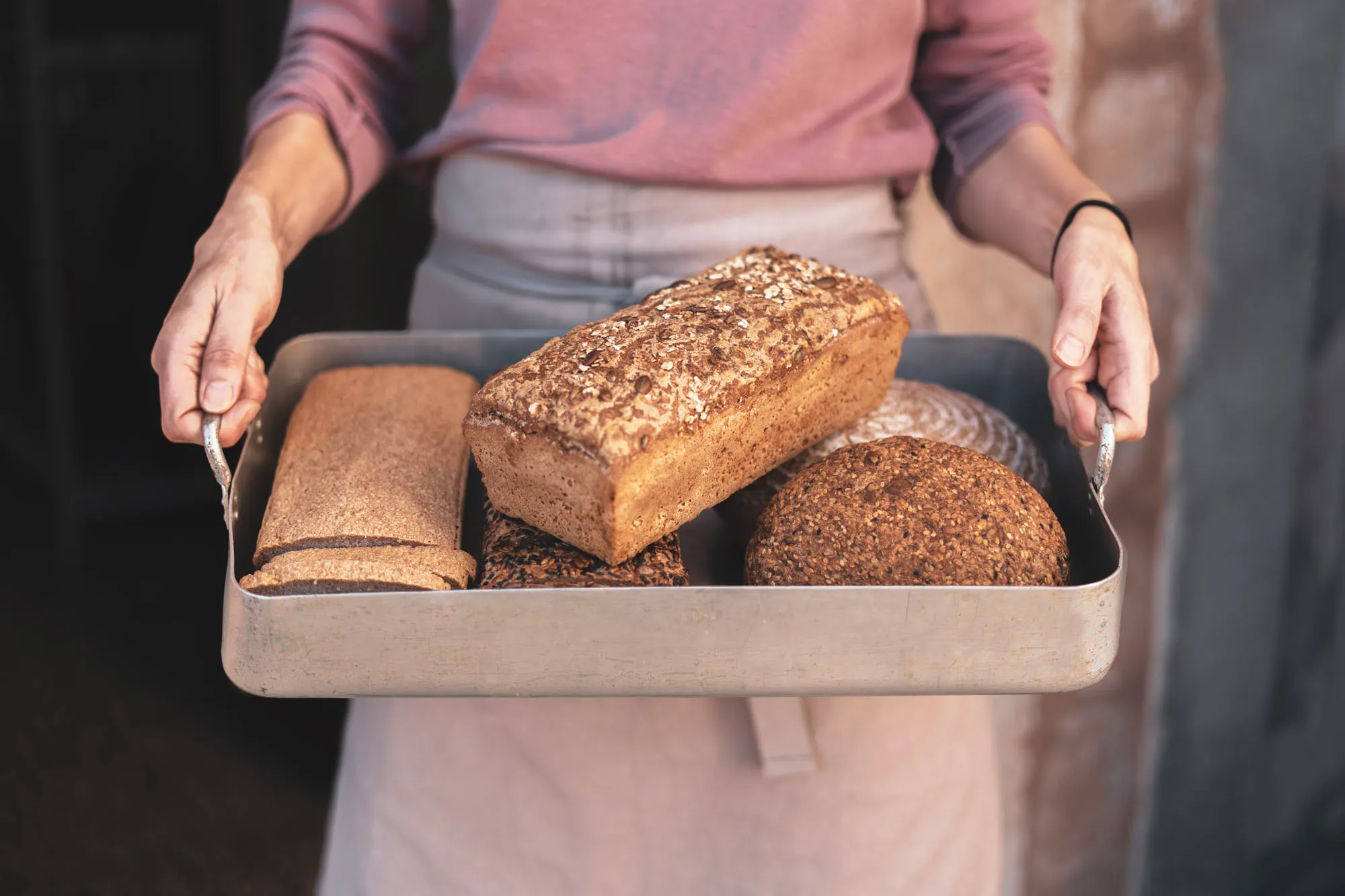 Pan artesanal sin gluten de masa madre
