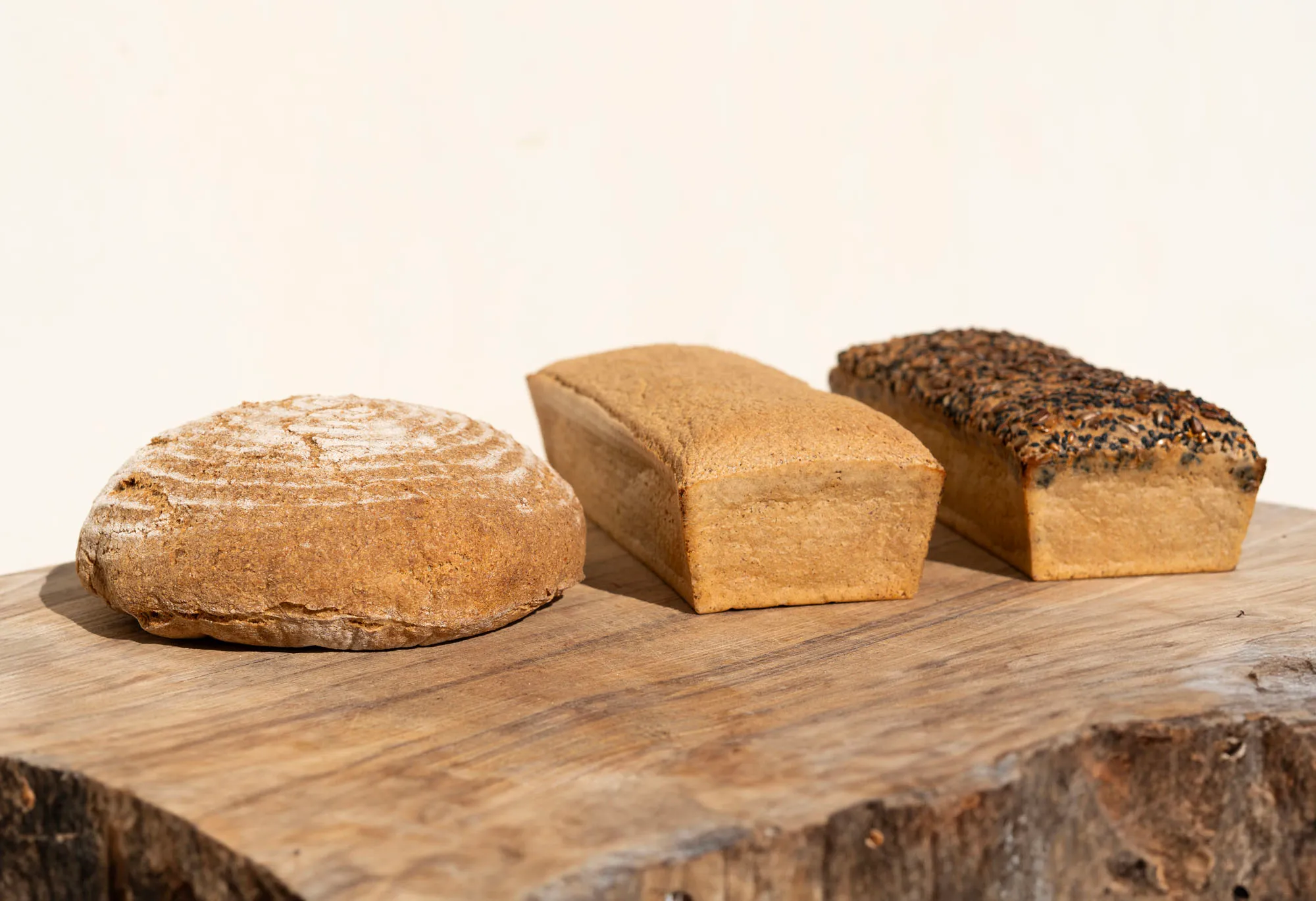 Pan artesanal sin gluten de masa madre