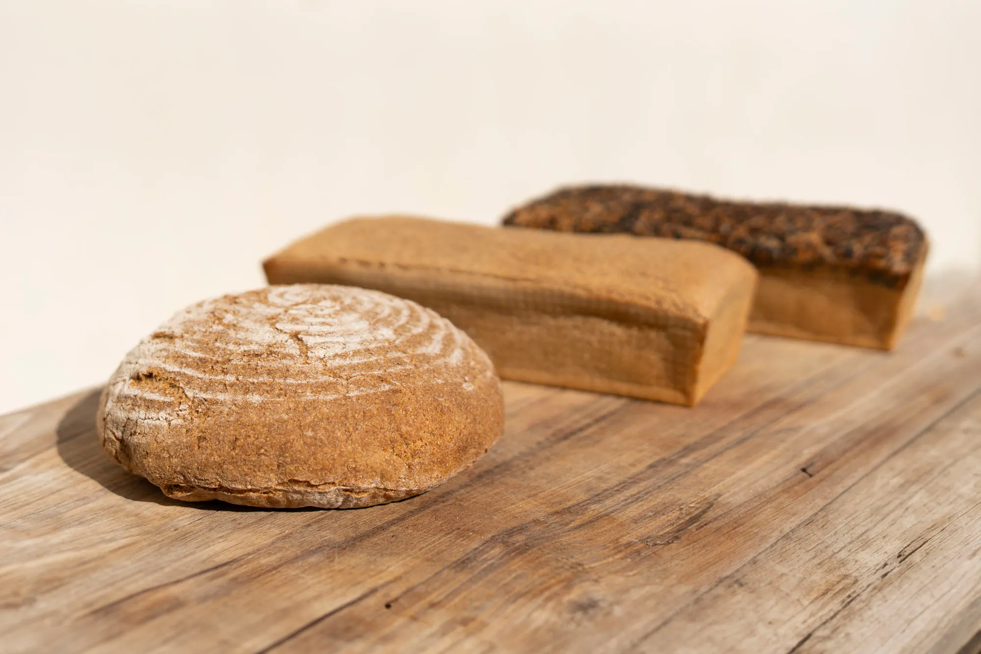 Pan artesanal sin gluten de masa madre