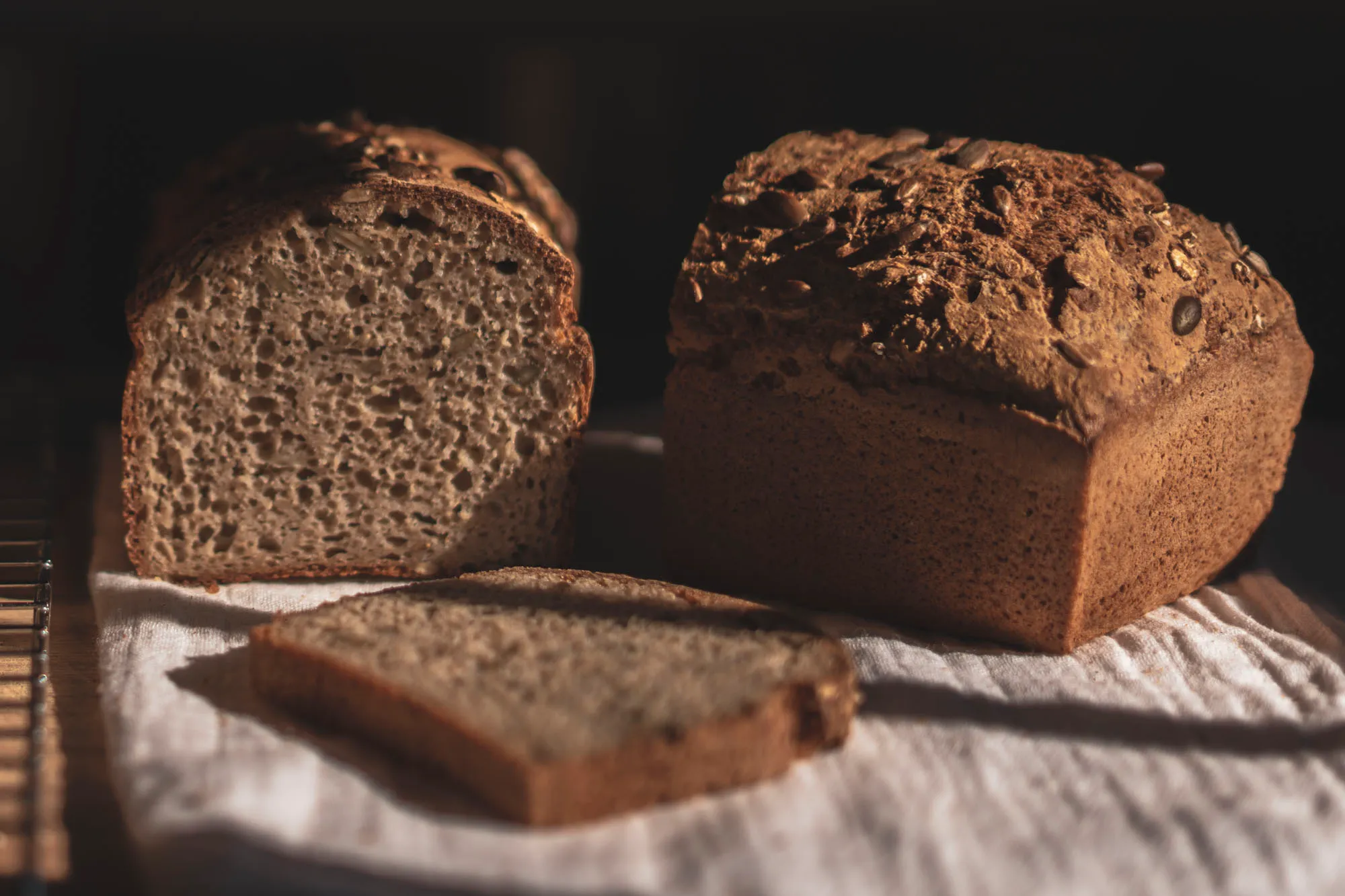Pan artesanal sin gluten de masa madre