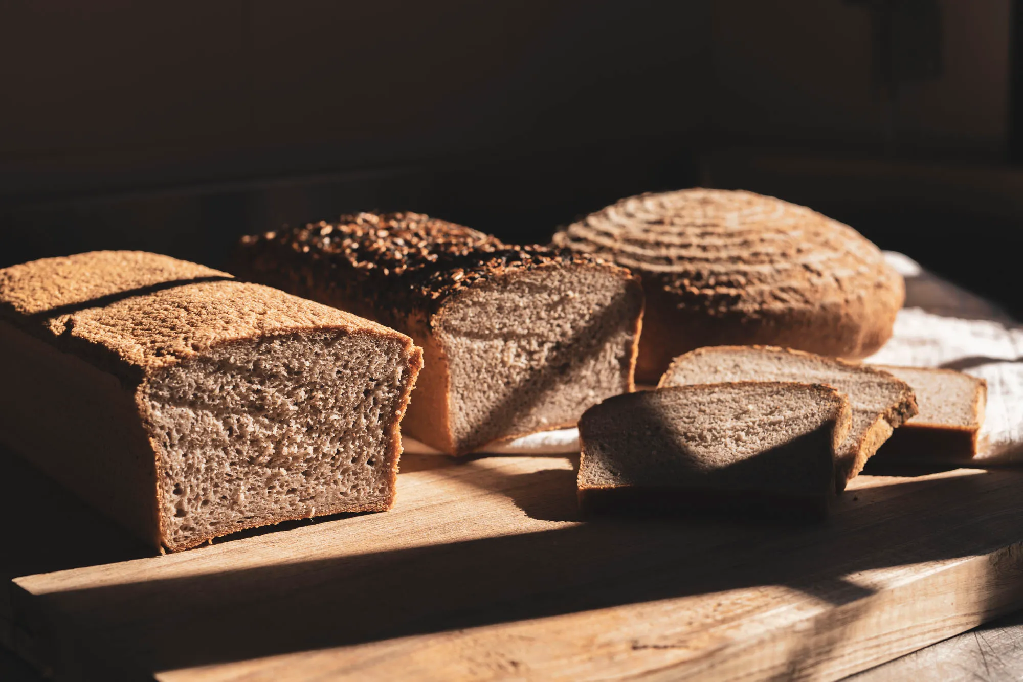 Pan artesanal sin gluten de masa madre