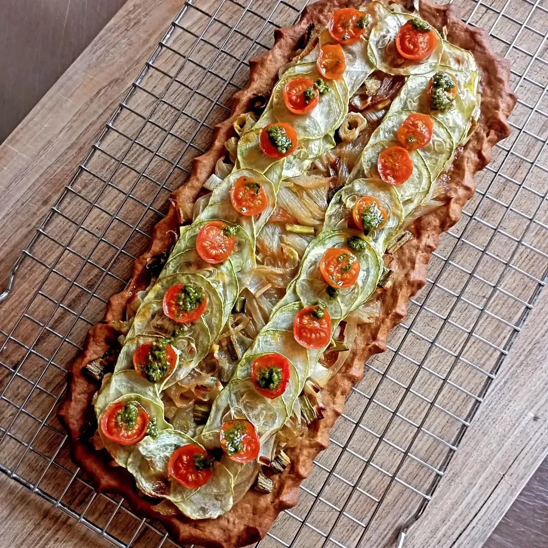 Plato de cocina consciente y de temporada